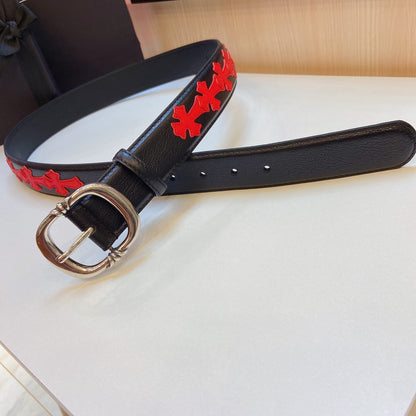Chrome Heart Red Cross Belt