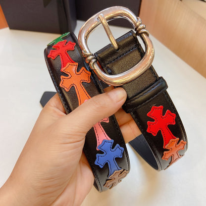 Chrome Heart Colorful Cross Belt