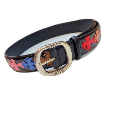 Chrome Heart Colorful Cross Belt