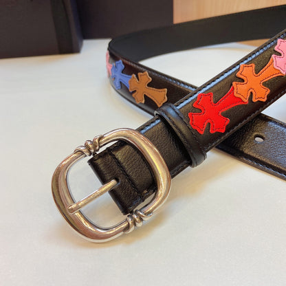 Chrome Heart Colorful Cross Belt