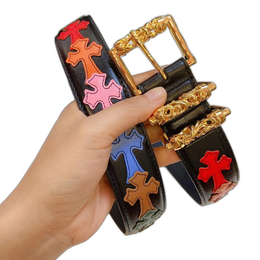 Chrome Heart Vine Pillar Belt