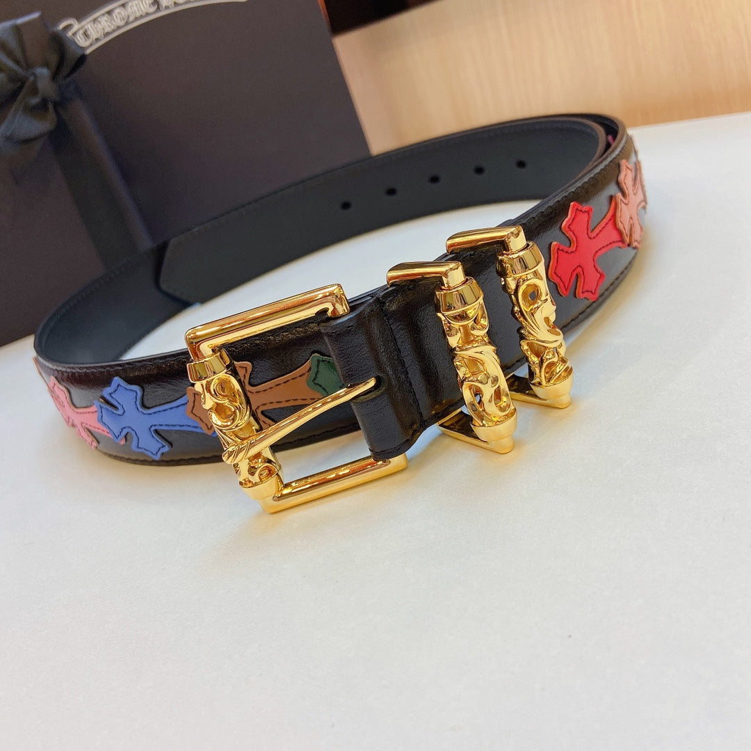 Chrome Heart Vine Pillar Belt