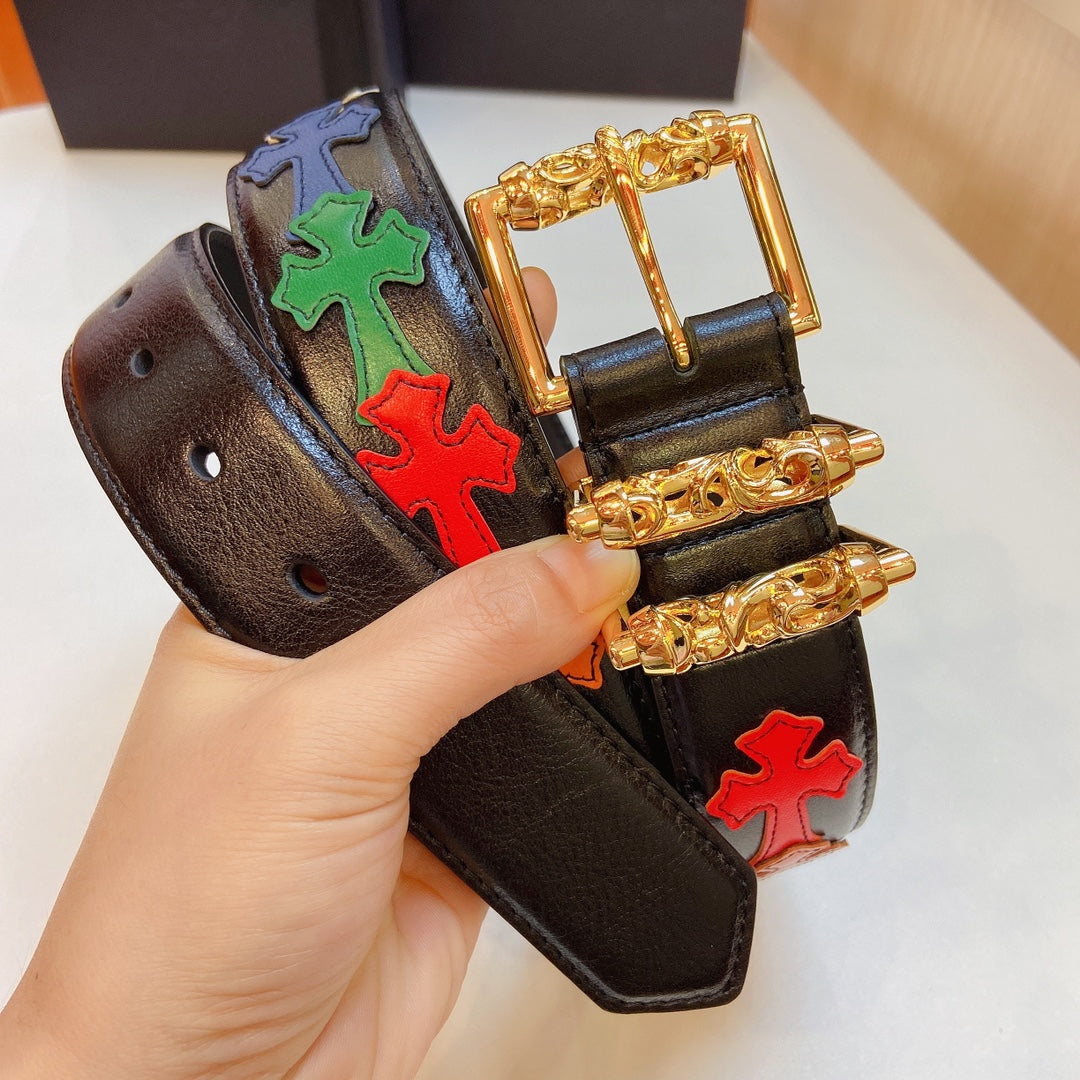 Chrome Heart Vine Pillar Belt