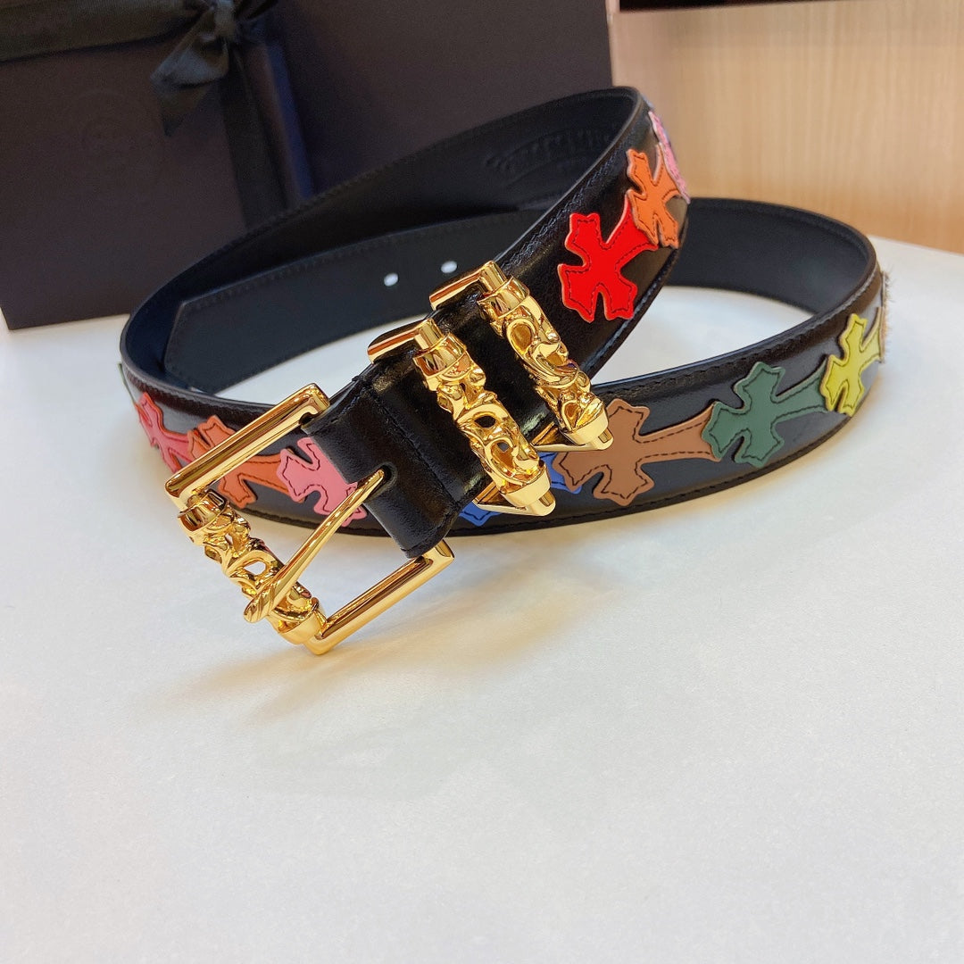 Chrome Heart Vine Pillar Belt