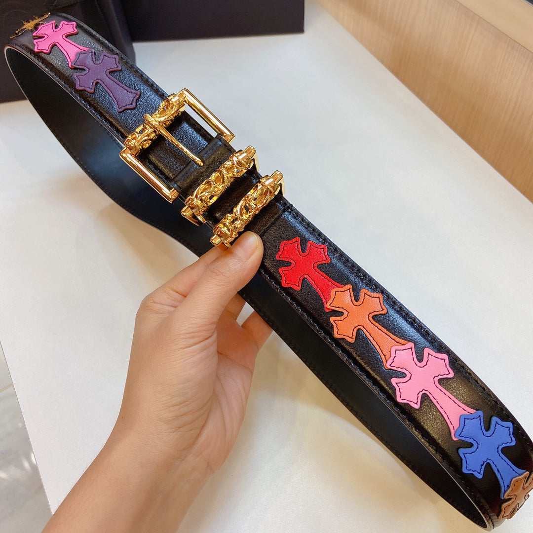 Chrome Heart Vine Pillar Belt