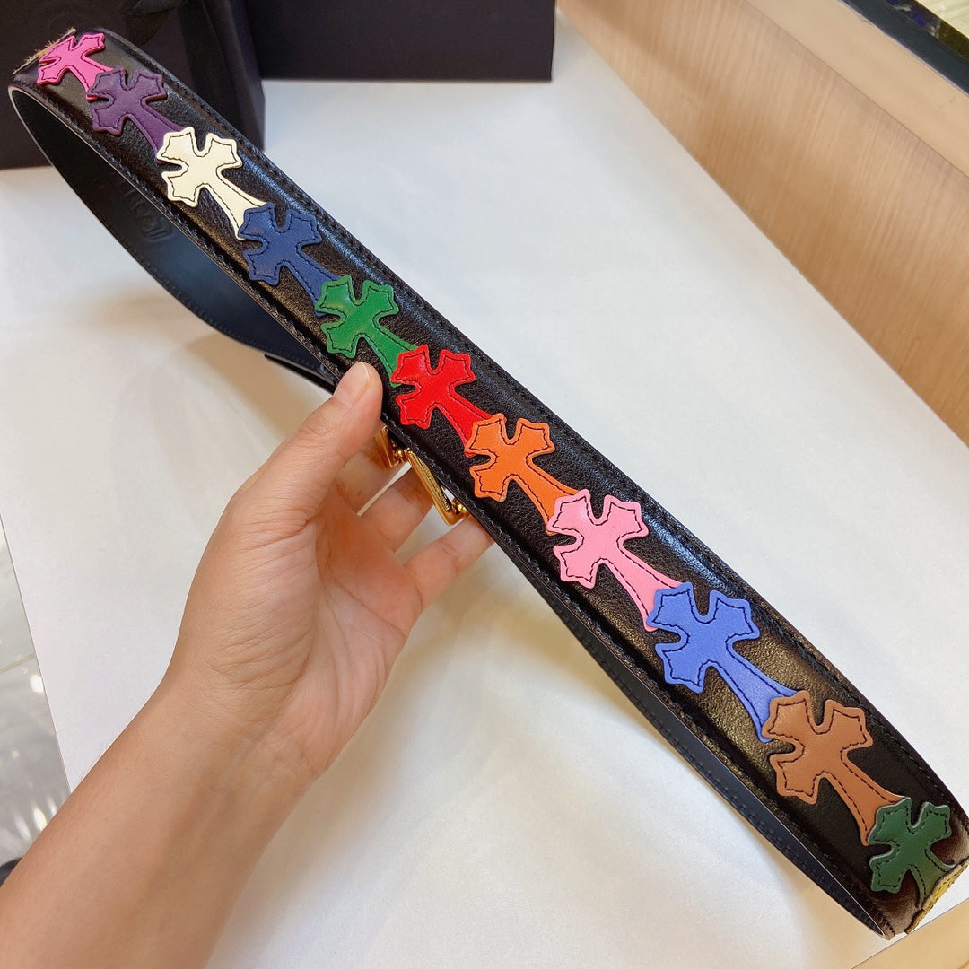 Chrome Heart Vine Pillar Belt