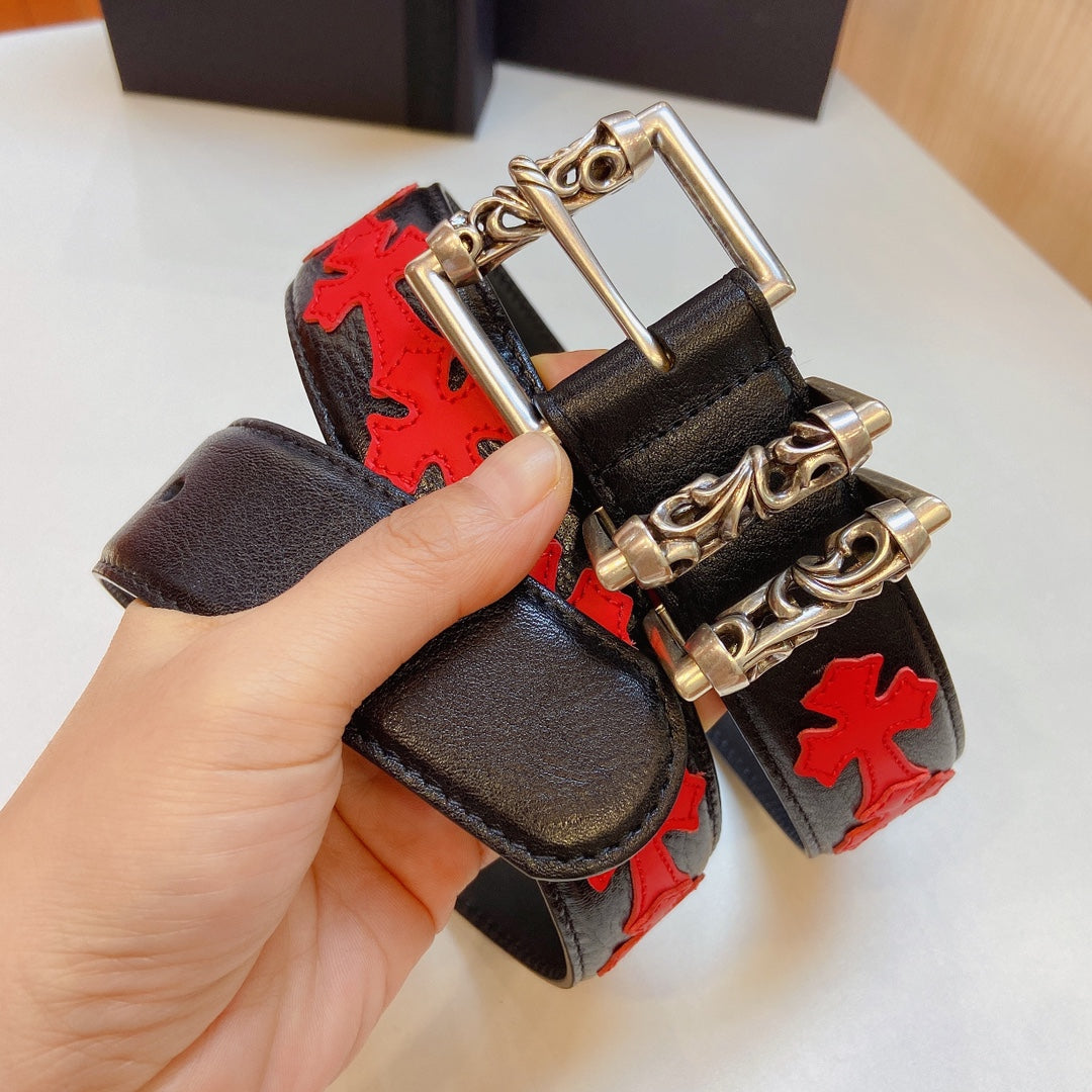 Chrome Heart Vine Pillar Belt