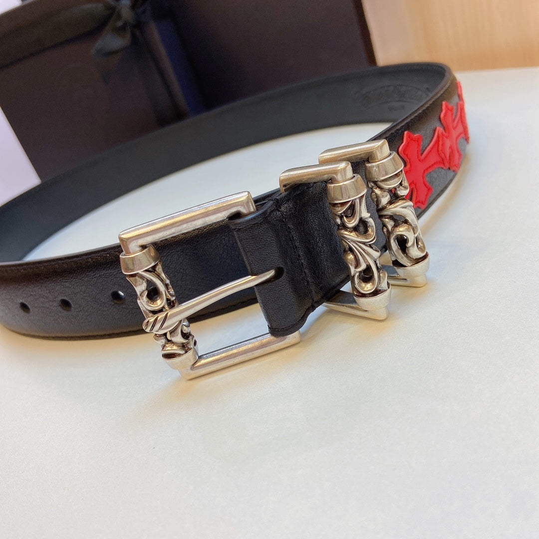 Chrome Heart Vine Pillar Belt