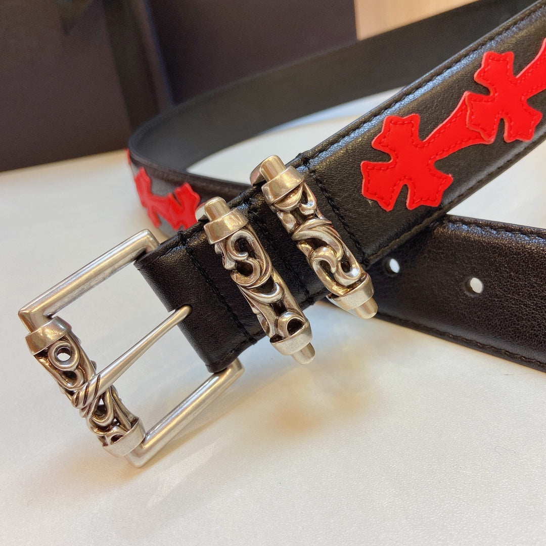 Chrome Heart Vine Pillar Belt