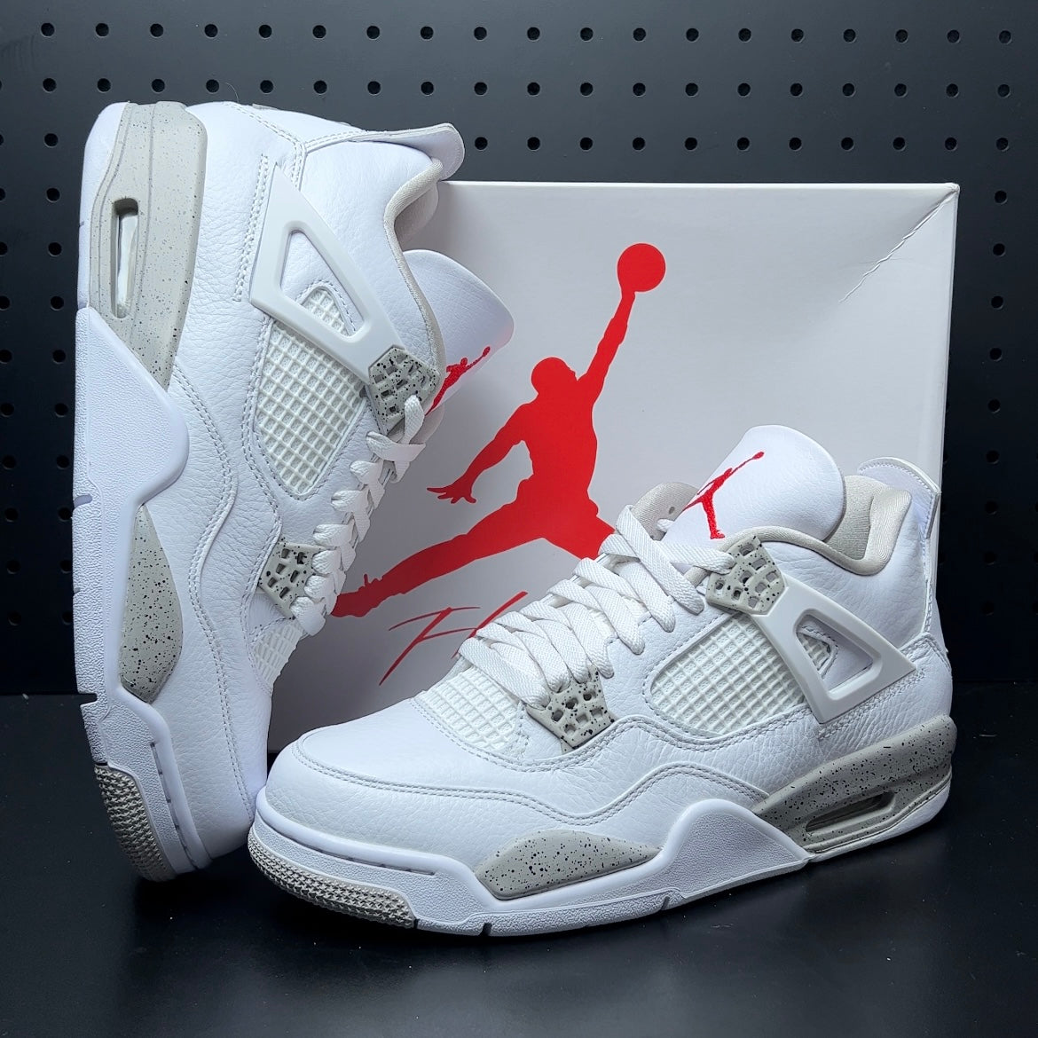 【LJR】Nike Air Jordan 4 "Tech White" LJR