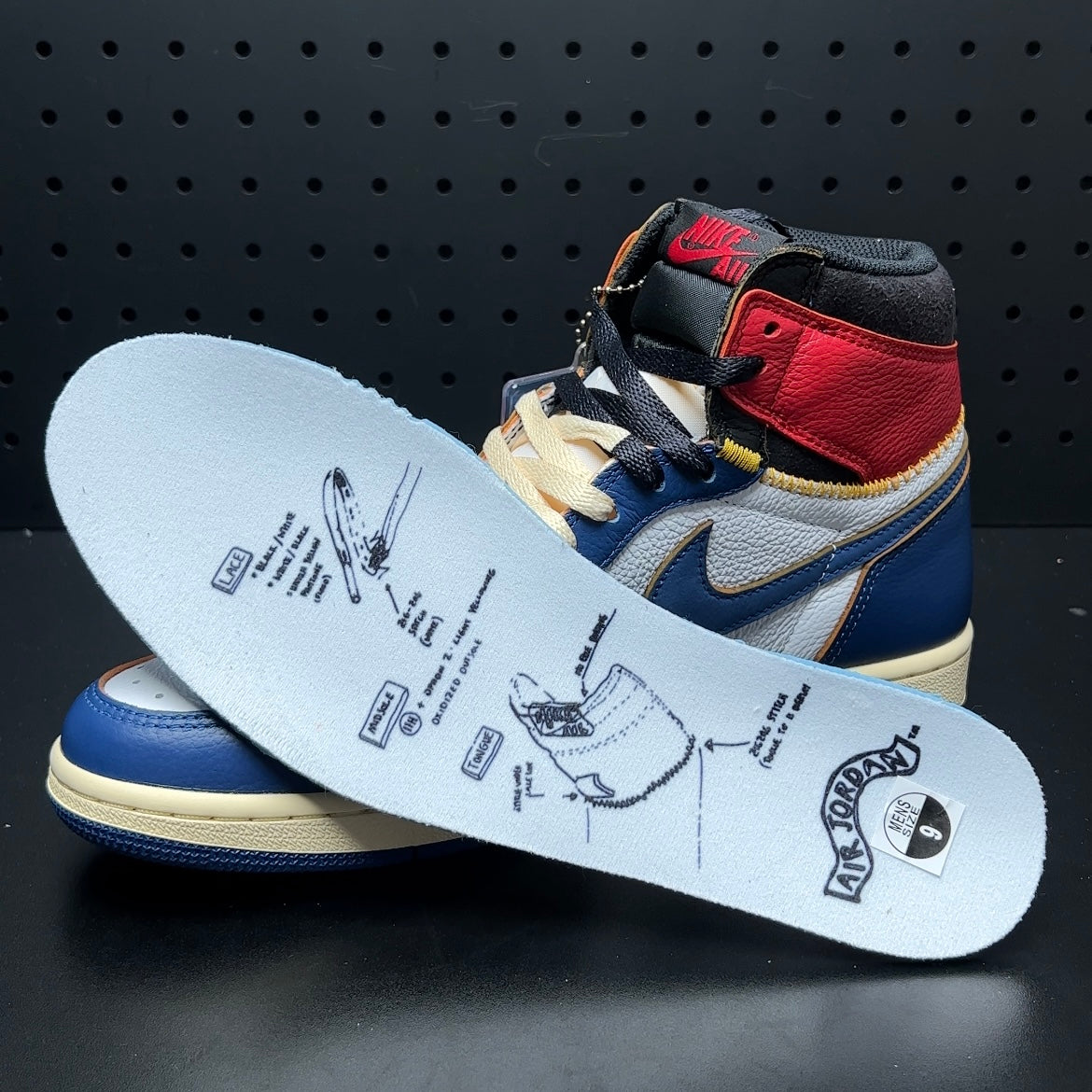 【LJR】Union × Nike Air Jordan 1 Retro High OG NRG "Storm Blue/Varsity Red" LJR