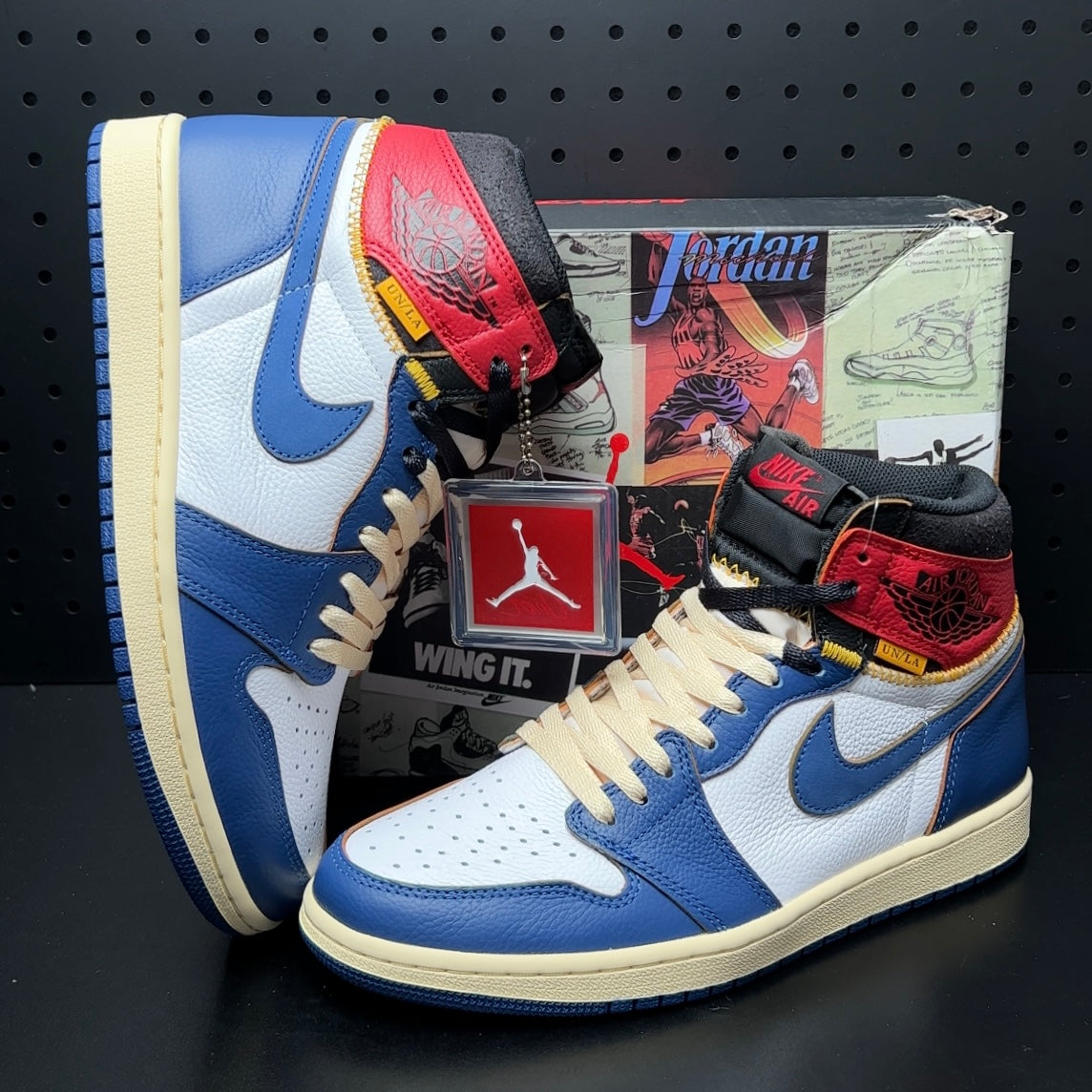 【LJR】Union × Nike Air Jordan 1 Retro High OG NRG "Storm Blue/Varsity Red" LJR