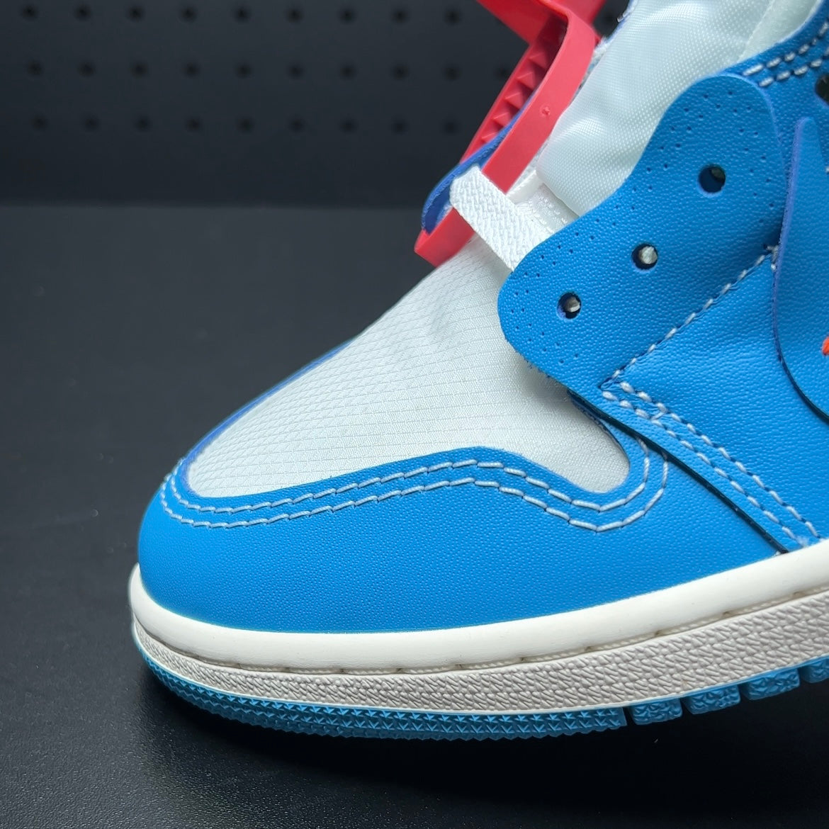 【LJR】Off-White × Nike Air Jordan 1 High UNC "White/Dark Powder Blue"LJR