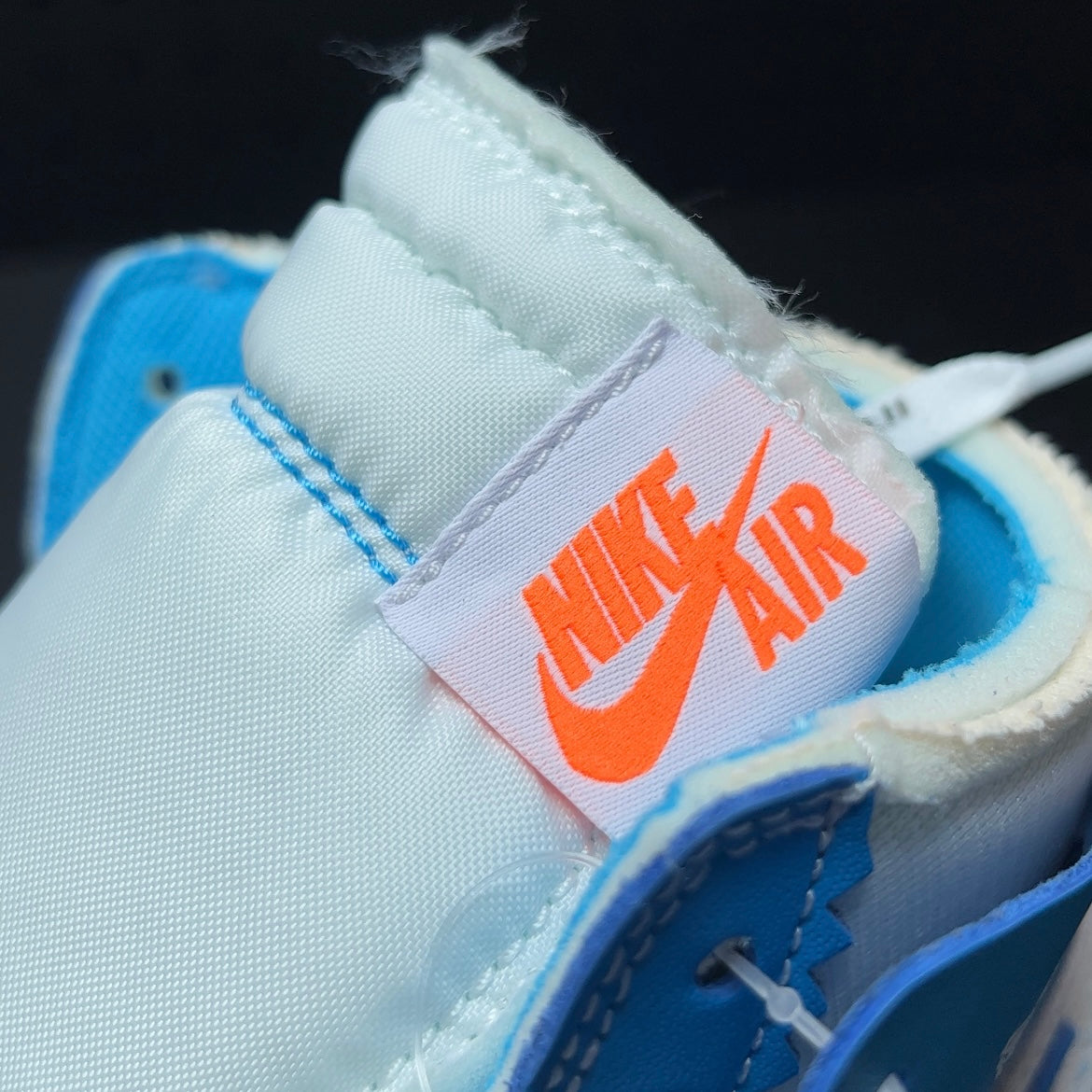 【LJR】Off-White × Nike Air Jordan 1 High UNC "White/Dark Powder Blue"LJR
