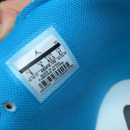 【LJR】Off-White × Nike Air Jordan 1 High UNC "White/Dark Powder Blue"LJR