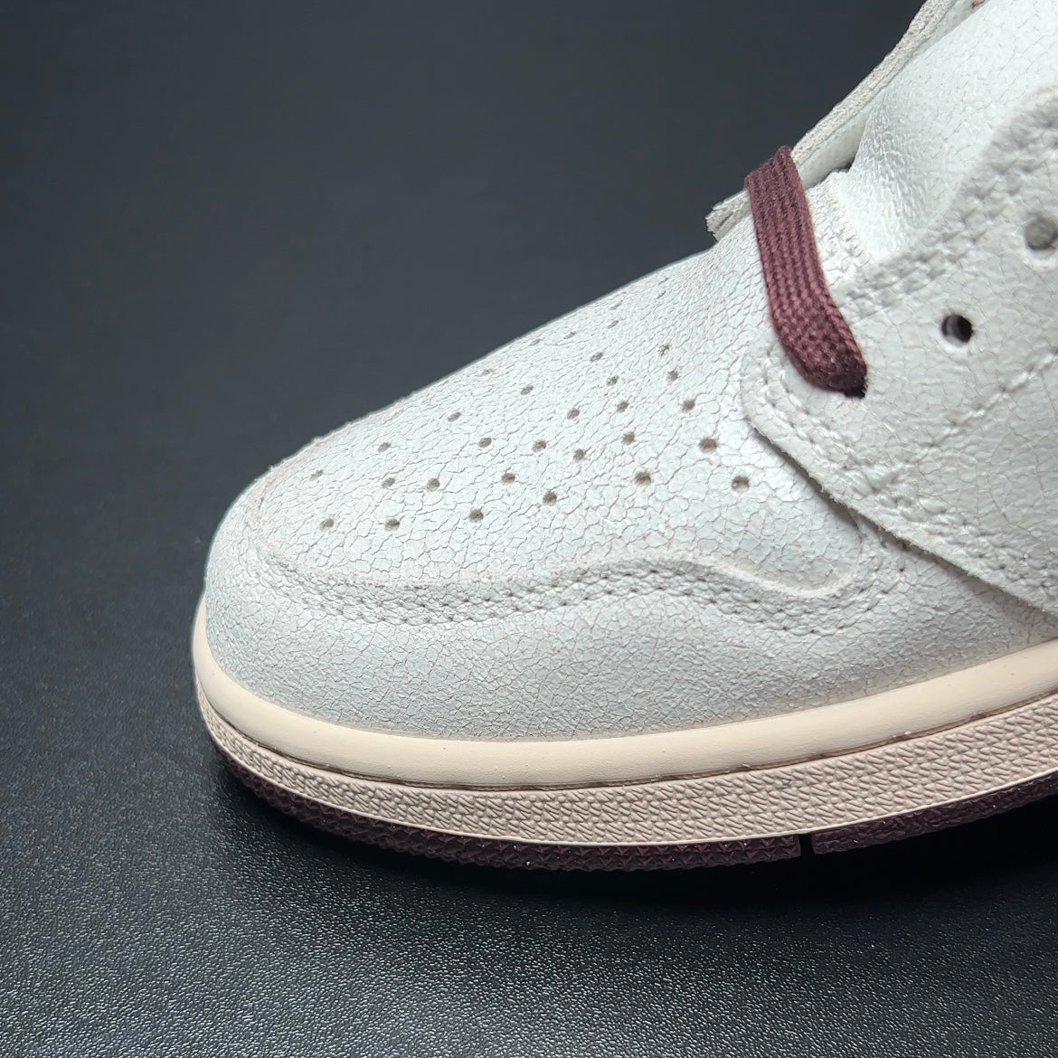 【LJR】A Ma Maniere × Nike Air Jordan 1 RETRO High OG "Sail and Burgundy" LJR