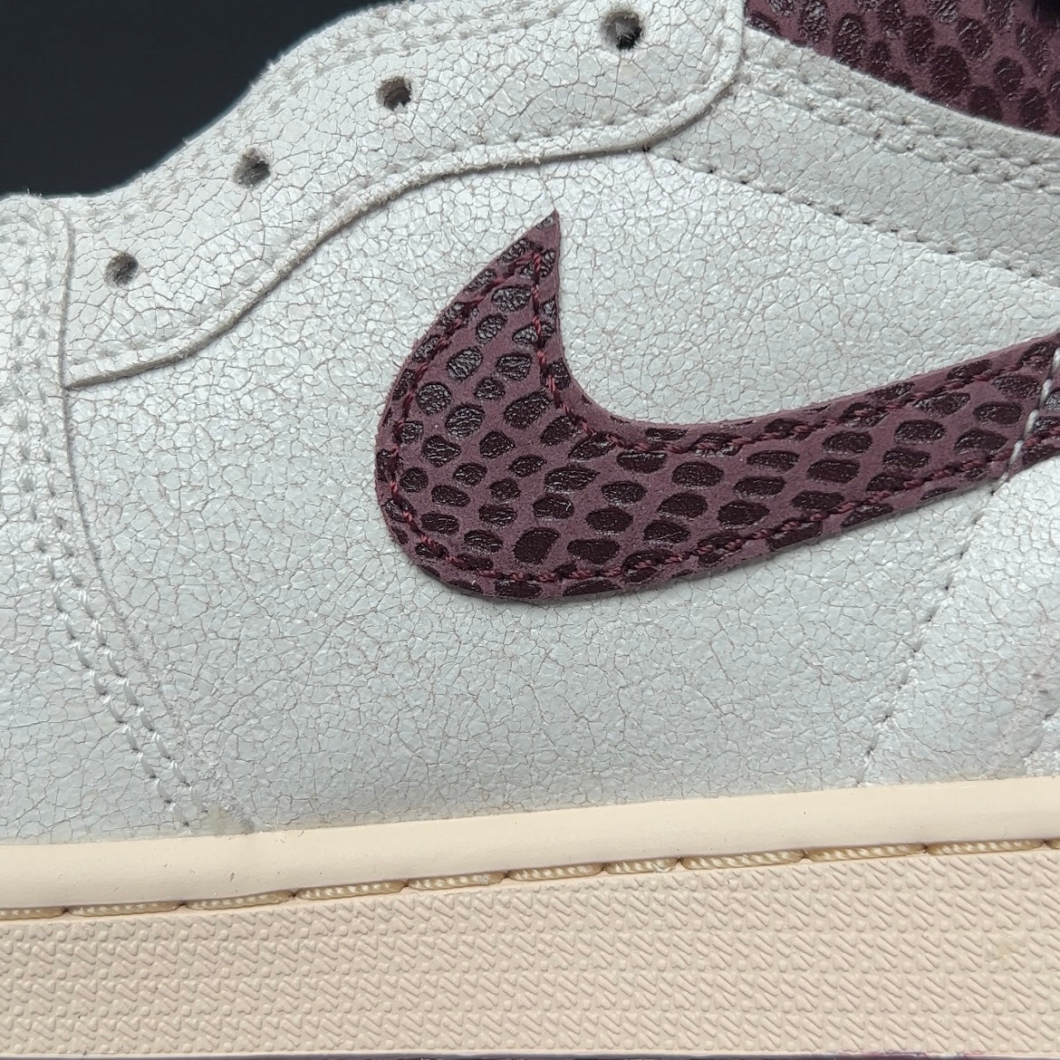 【LJR】A Ma Maniere × Nike Air Jordan 1 RETRO High OG "Sail and Burgundy" LJR