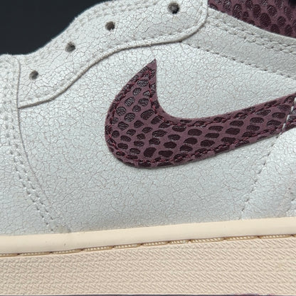 【LJR】A Ma Maniere × Nike Air Jordan 1 RETRO High OG "Sail and Burgundy" LJR
