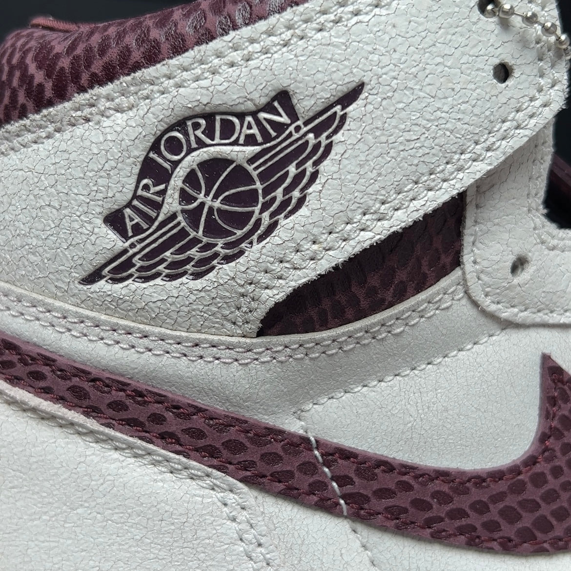 【LJR】A Ma Maniere × Nike Air Jordan 1 RETRO High OG "Sail and Burgundy" LJR
