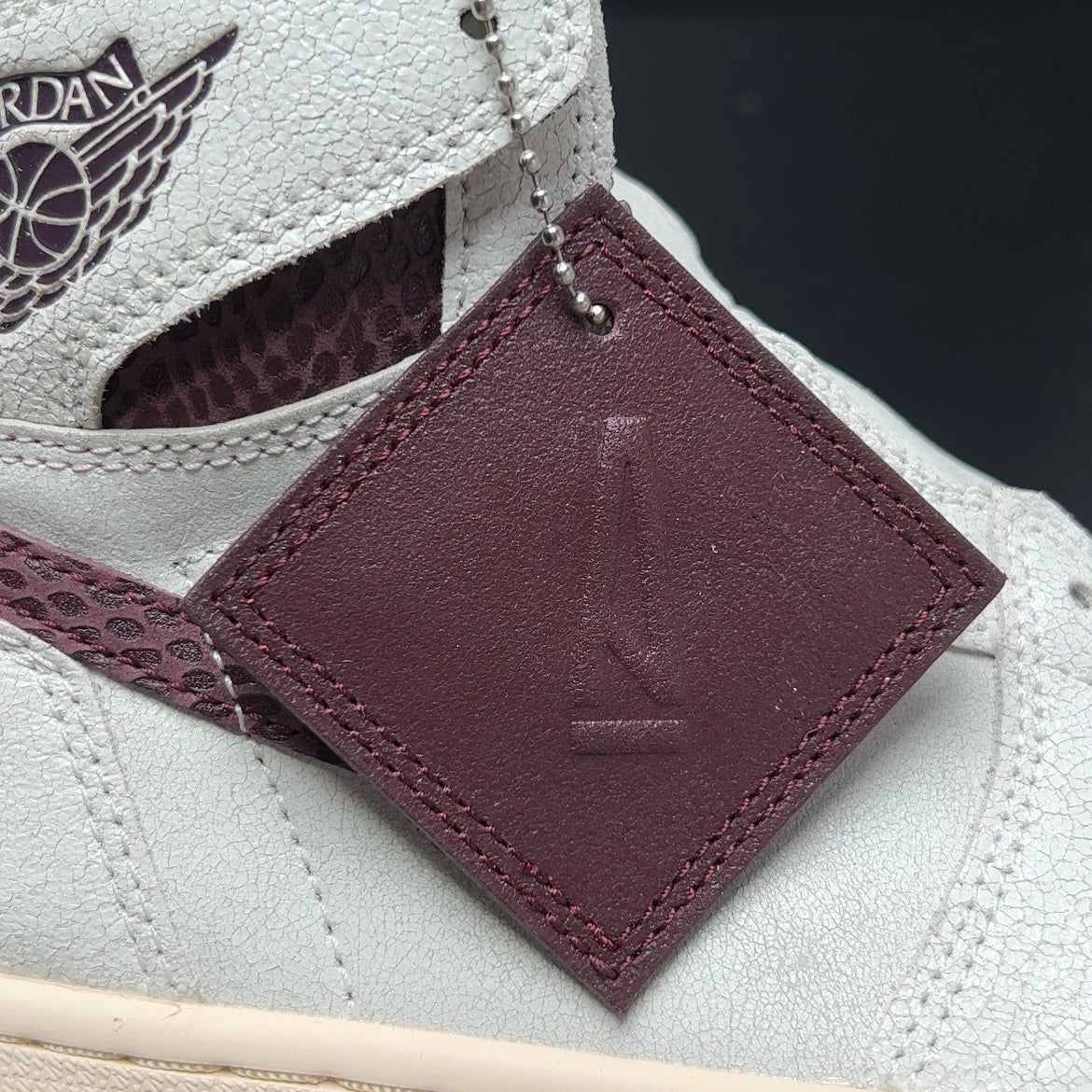 【LJR】A Ma Maniere × Nike Air Jordan 1 RETRO High OG "Sail and Burgundy" LJR