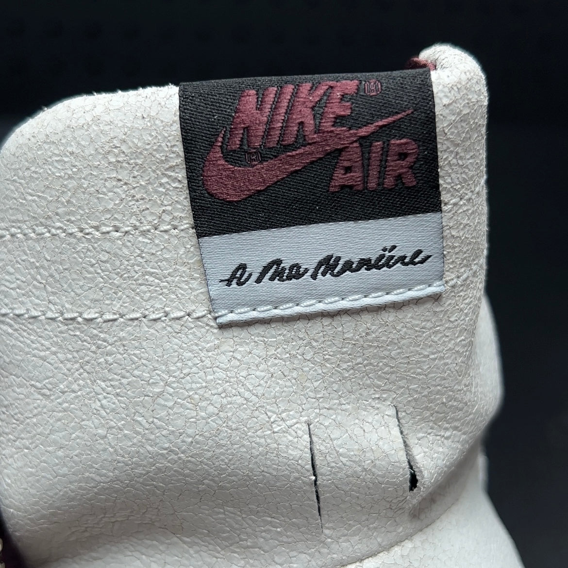 【LJR】A Ma Maniere × Nike Air Jordan 1 RETRO High OG "Sail and Burgundy" LJR