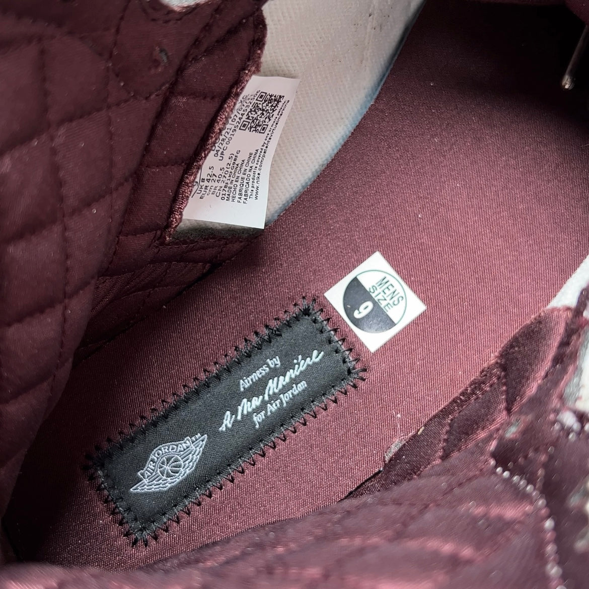 【LJR】A Ma Maniere × Nike Air Jordan 1 RETRO High OG "Sail and Burgundy" LJR