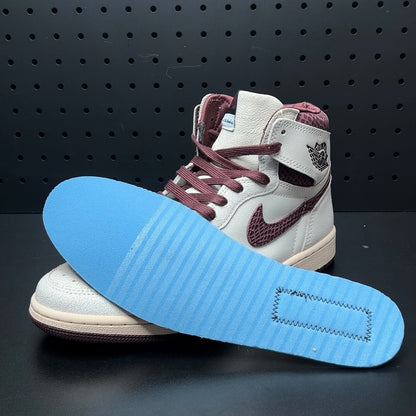 【LJR】A Ma Maniere × Nike Air Jordan 1 RETRO High OG "Sail and Burgundy" LJR