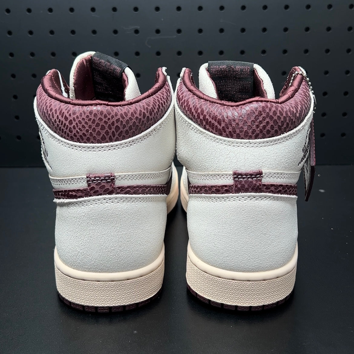 【LJR】A Ma Maniere × Nike Air Jordan 1 RETRO High OG "Sail and Burgundy" LJR