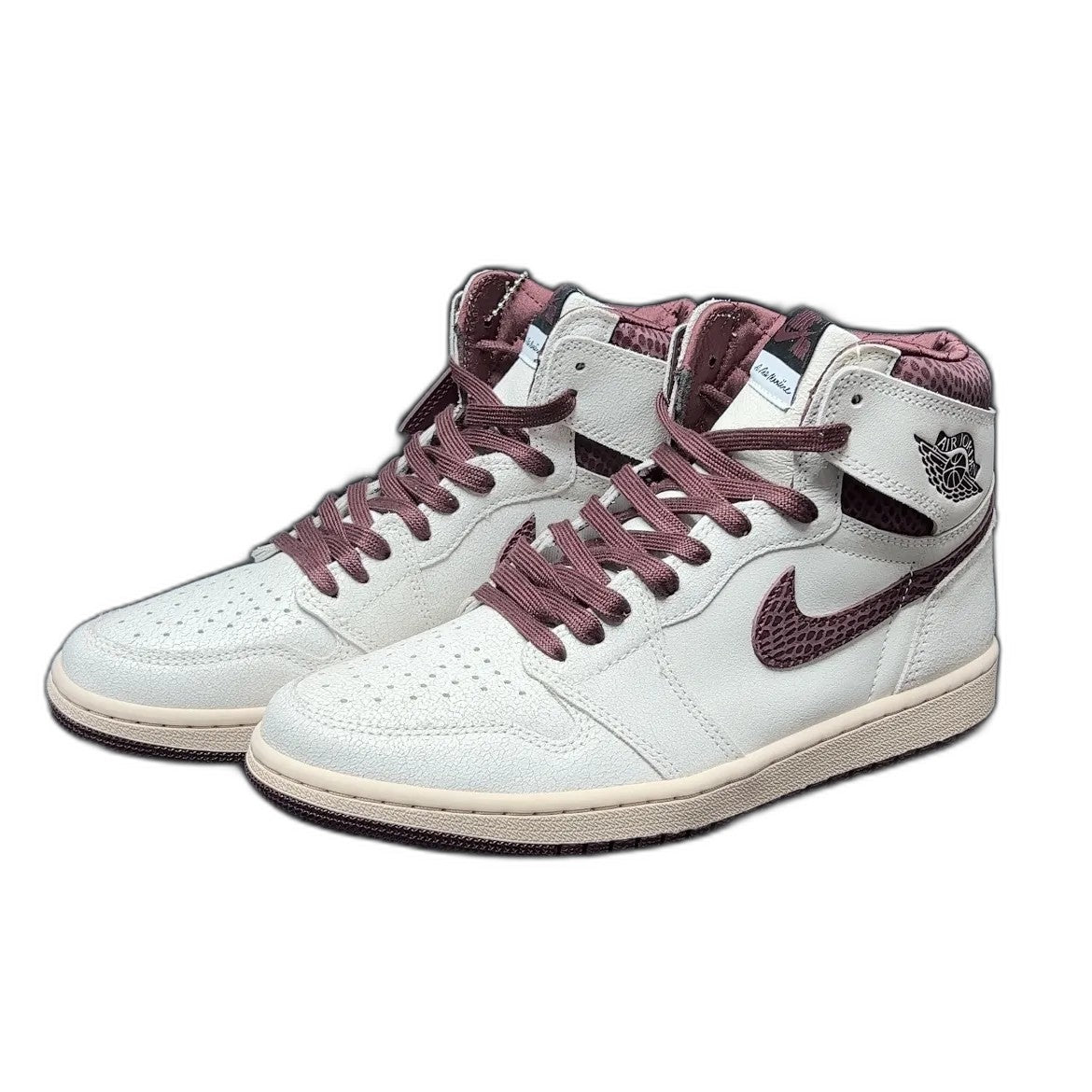【LJR】A Ma Maniere × Nike Air Jordan 1 RETRO High OG "Sail and Burgundy" LJR