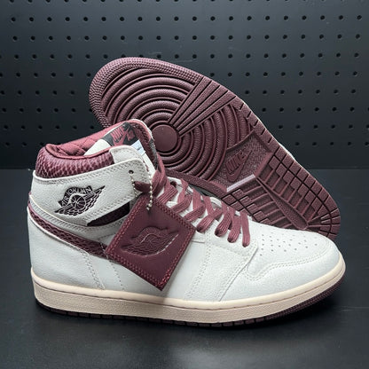 【LJR】A Ma Maniere × Nike Air Jordan 1 RETRO High OG "Sail and Burgundy" LJR