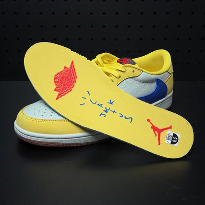 Travis Scott × Nike WMNS Air Jordan 1 Low OG "Canary"