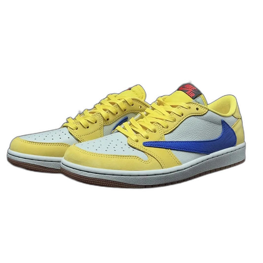 【LJR】Travis Scott × Nike WMNS Air Jordan 1 Low OG "Canary"LJR
