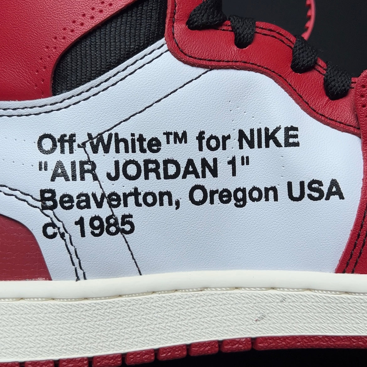 【LJR】Off-White × Nike Air Jordan 1 Retro High The Ten "Chicago"LJR