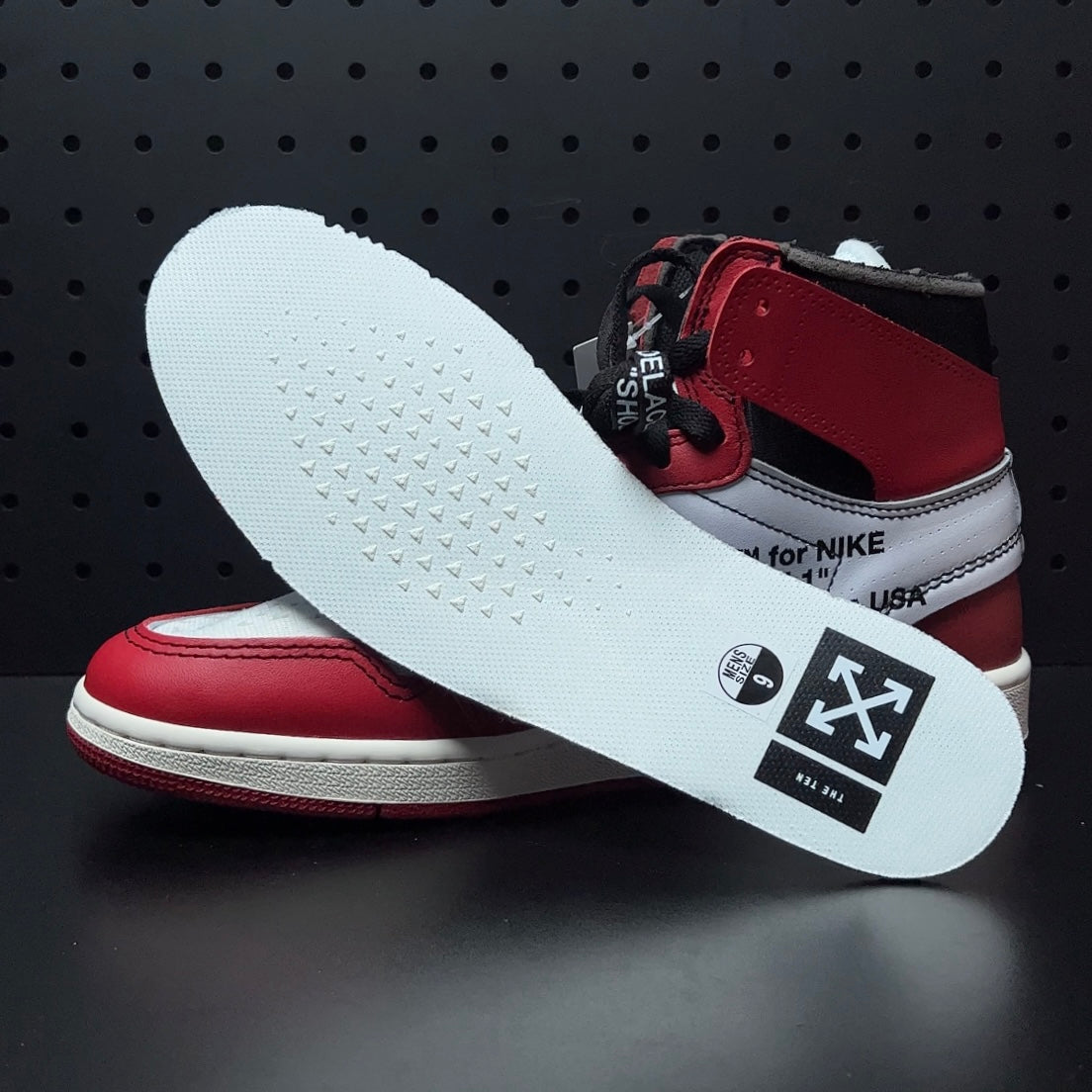 【LJR】Off-White × Nike Air Jordan 1 Retro High The Ten "Chicago"LJR