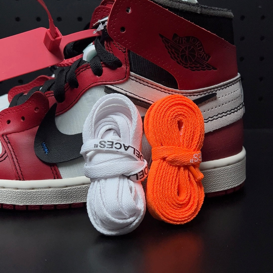 【LJR】Off-White × Nike Air Jordan 1 Retro High The Ten "Chicago"LJR
