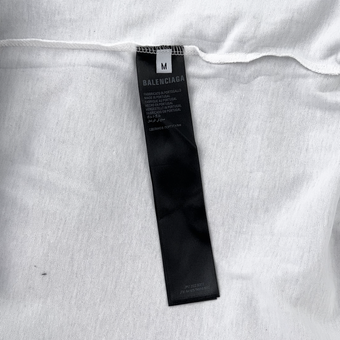 Balenciaga Caps SS22 logo hole-effect fleece sweatshirt