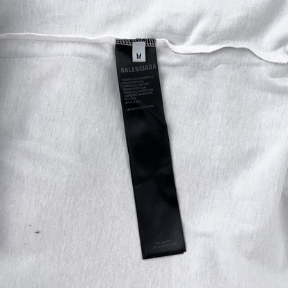 Balenciaga Caps SS22 logo hole-effect fleece sweatshirt