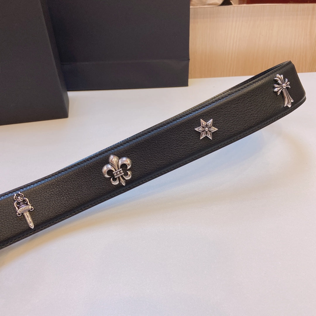 Chrome Heart Vine Pillar Belt