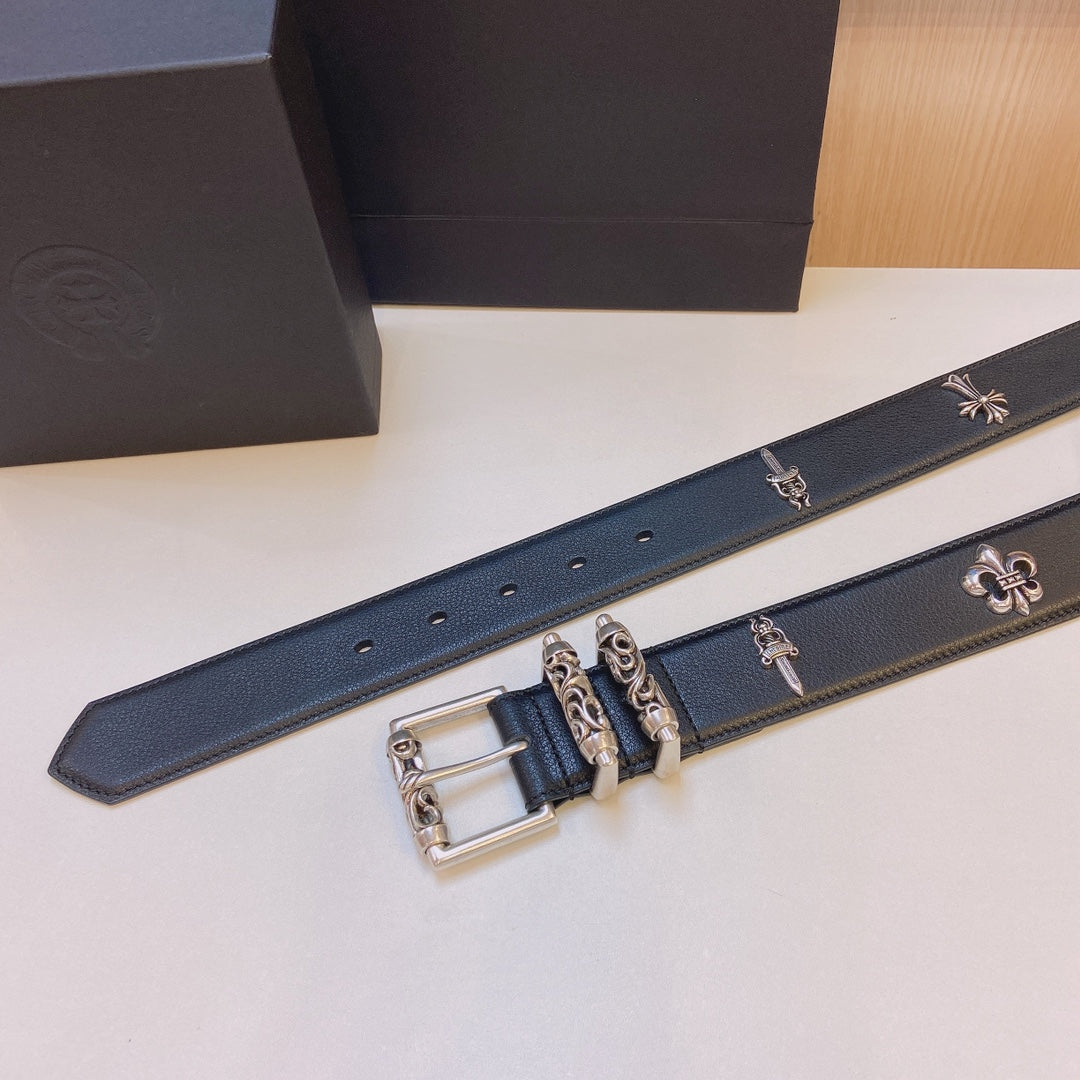 Chrome Heart Vine Pillar Belt