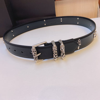 Chrome Heart Vine Pillar Belt