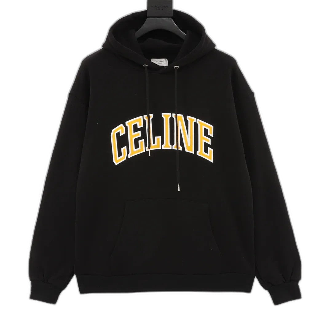 CELINE Loose Hoodie Cotton Fleece