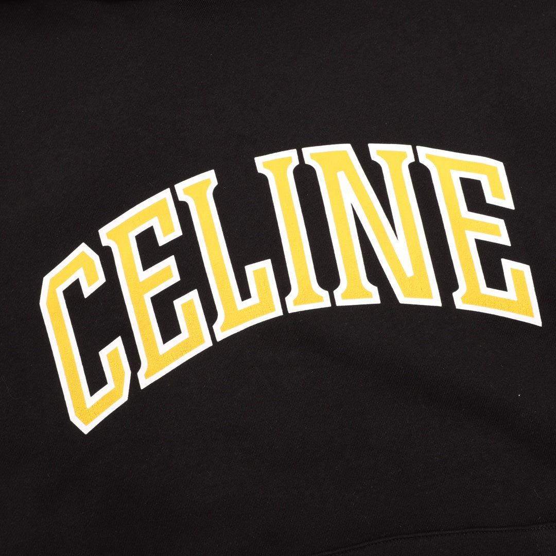 CELINE Loose Hoodie Cotton Fleece