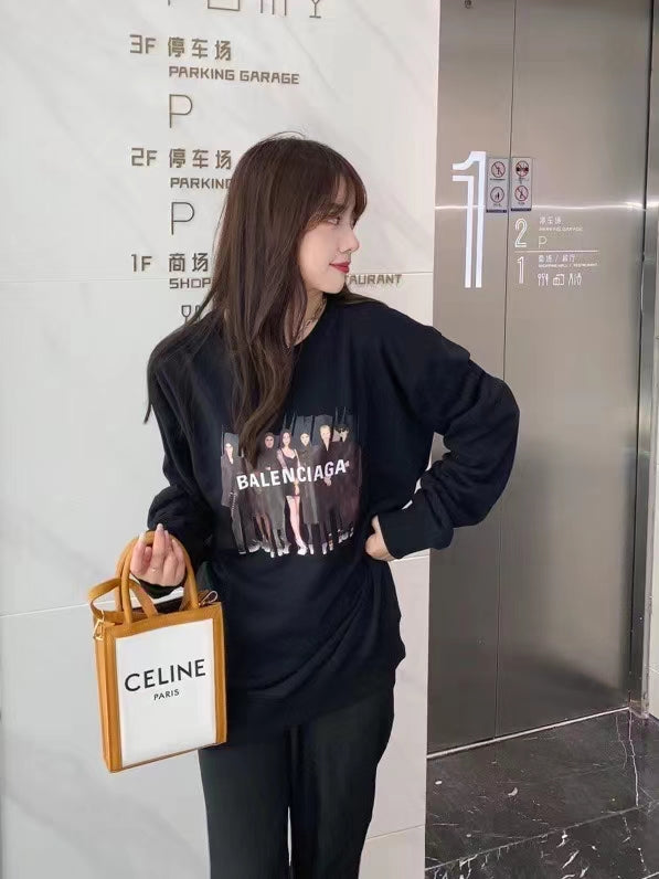 Balenciaga Real Balenciaga Crewneck Sweatshirt 'Black'