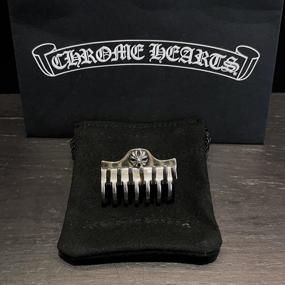 Chrome Hearts Cross flower element large hairpin
