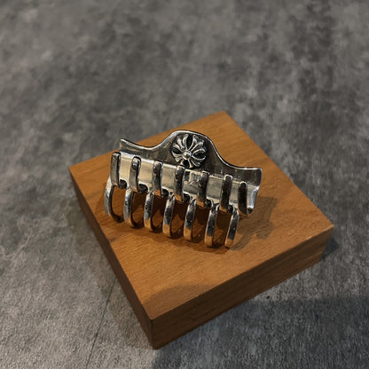 Chrome Hearts Cross flower element large hairpin