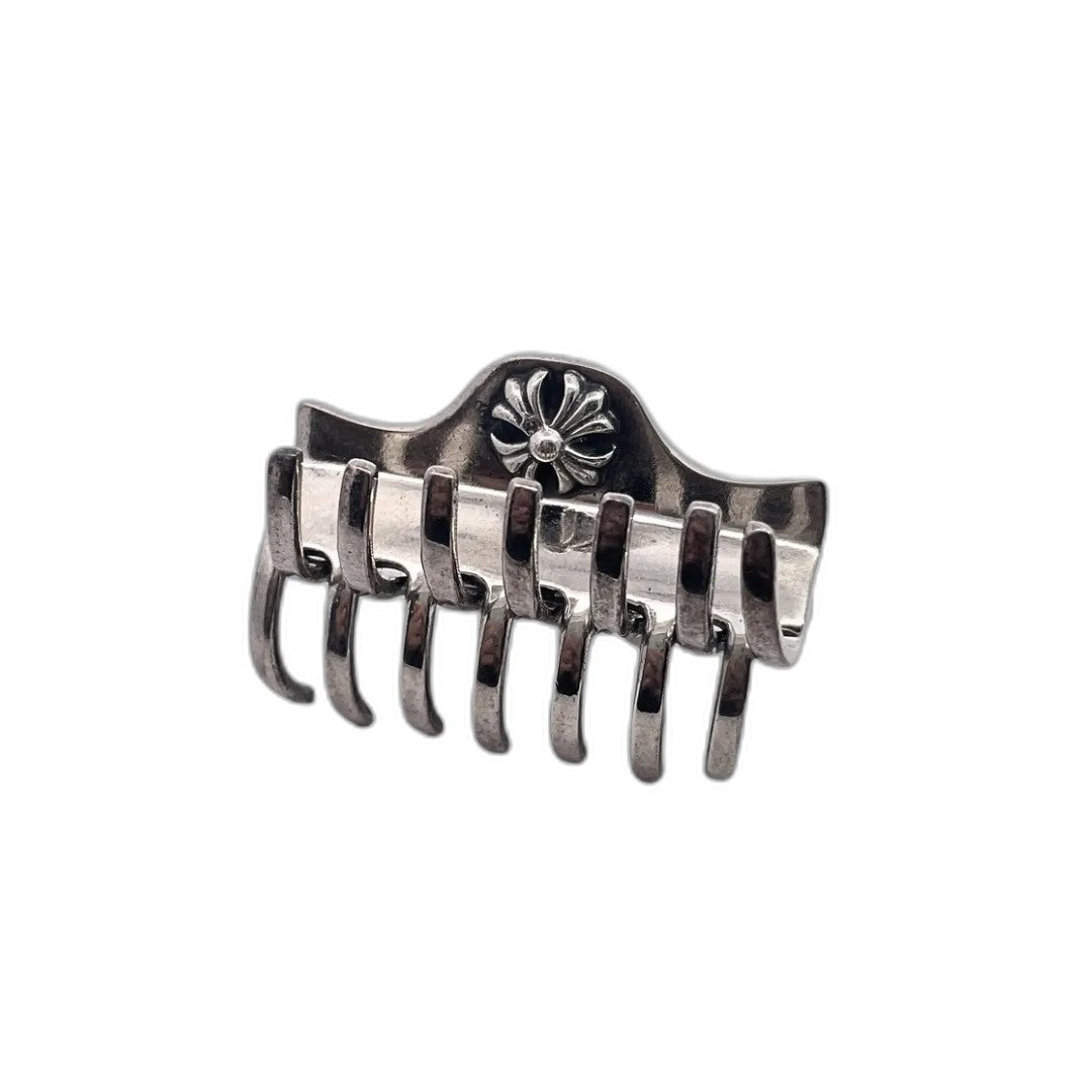 Chrome Hearts Cross flower element large hairpin
