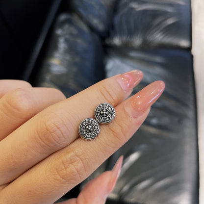 Chrome Hearts Horseshoe Stud Earrings