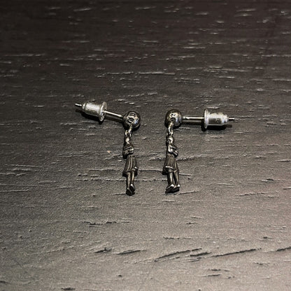 Chrome Hearts foti Miss Skeleton earrings