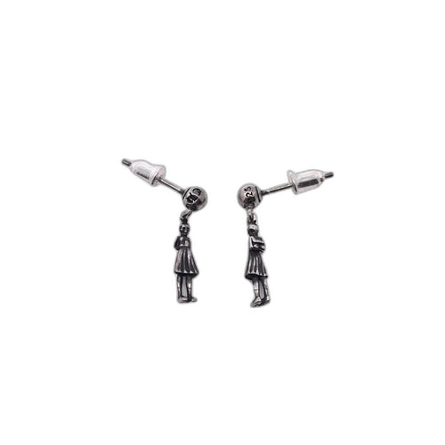Chrome Hearts foti Miss Skeleton earrings