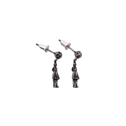 Chrome Hearts foti Miss Skeleton earrings